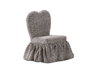 Leopard Print Sweetheart Chair