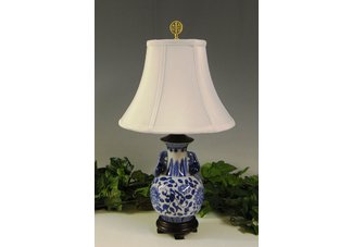 BLUE MUM PORCELAIN TABLE LAMP