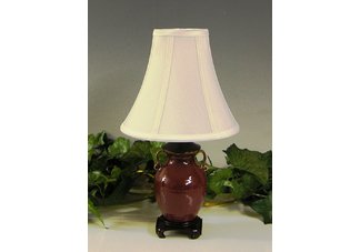 15in Mini Oxblood Lamp