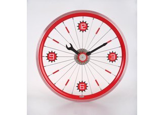 Bike Wall Clock (With Aluminum Rim)