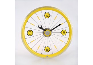 Bike Wall Clock (With Aluminum Rim)