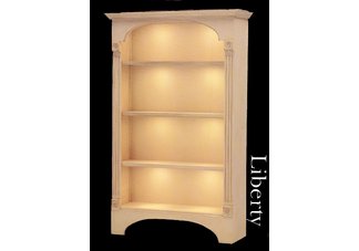 Liberty Lighted Display Case and Shelving Unit