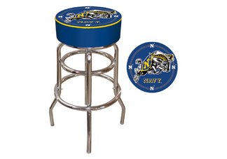 United States Naval Academy Padded Bar Stool