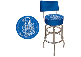 Seton Hall University Padded Bar Stool with Back