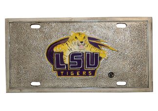 LSU Tigers License Plate