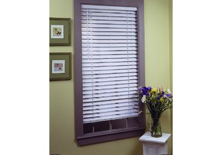 LUNA 2"VINYL BLIND - 23X64 - WHITE PACK 1