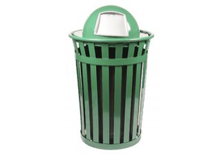 Oakley Trash Can with Dome Lid