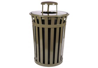 Oakley Trash Can with Rain Cap
