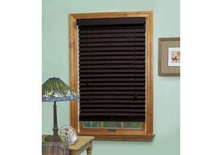 MADERA FALSA 2"FAUX WOOD BLIND - 23X64 - MAHOGANY - PACK 1