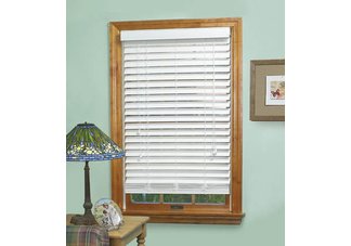 MADERA FALSA 2"FAUX WOOD BLIND - 23X64 - WHTE- PACK 1