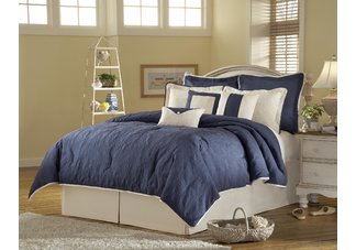 Melissa Blue Bedding Set