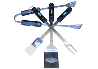 Ford 4 Piece BBQ Grilling Utensil Set