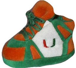 Miami Hurricanes Baby Slipper