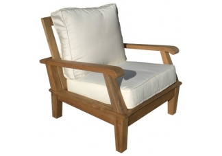 teak deep seating chair