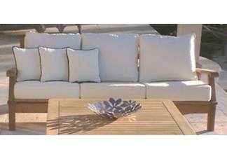 teak deep seating sofa