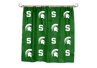Michigan State Printed Shower Curtain Cover 70