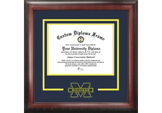 Michigan Wolverines Spirit Diploma Frame