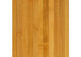 Medium brown bamboo slat floor tiles