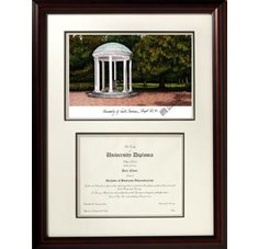 University of North Carolina  Scholar Framed Limited Edition Lithograph
