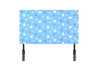 UNC Tarheels Twin Headboard
