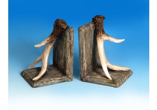 Deer Antler Book Ends