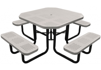 picnic tables, octagonal picnic tables