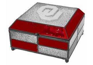 University of Oklahoma Jewelry Box