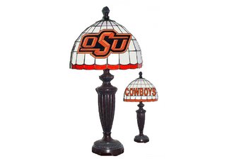 Oklahoma State Tiffany Desk Lamp