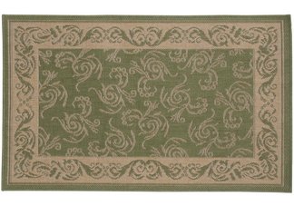 Olive Scroll Rug