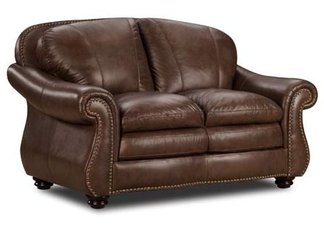 leather loveseat