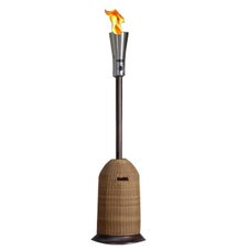 patio flares, lanterns, outdoor heaters