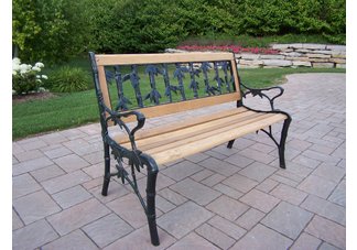 Bamboo Park Bench