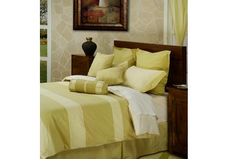 Queen Size Peaceful Green Cotton Bedding Set