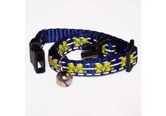 Cat Safety Collar 3/8 inch University of Michigan