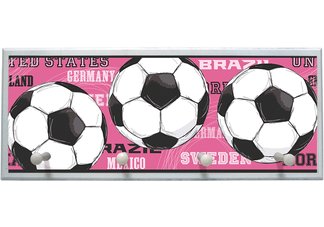Pink Soccer Peg Board