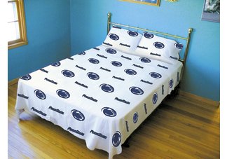 Penn Sate Sheet Set Full White