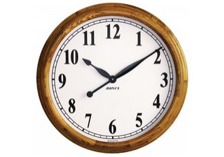 23 Solid Oak Wall Clock