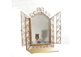 Gold Mirror with doors