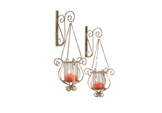 Hanging Sconce Duo Gold