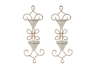 Gold Sconces S/2
