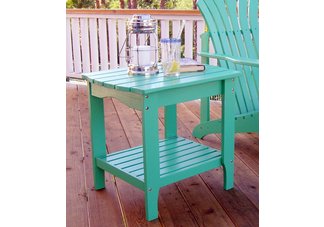 RECTANGULAR SIDE TABLE-GREEN