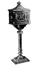 mailboxes, cast iron mailboxes, designer mailbox