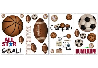 Play Ball Peel & Stick Wall Decals