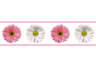 Flower Power Peel & Stick Border
