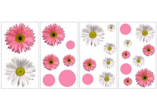 Flower Power Peel & Stick Wall Decals