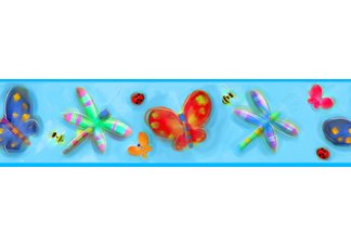Jelly Bugs Peel & Stick Border