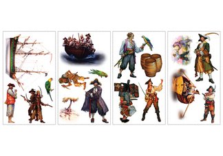 Pirates Peel & Stick Wall Decals