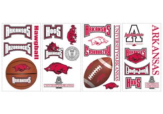 University of Arkansas Peel & Stick Wall Decals