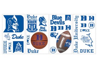Duke University Peel & Stick Wall Decals