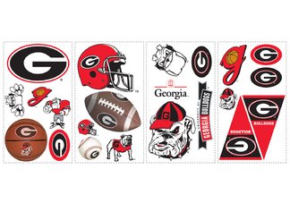University of Georgia Peel & Stick Wall Decals